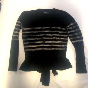 COPY - Sonia Rykiel belted peblum sweater